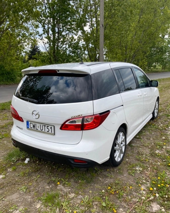 Mazda 5 cena 28000 przebieg: 236000, rok produkcji 2011 z Włocławek małe 121